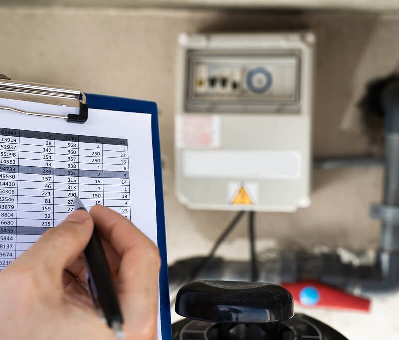 Controle van technische installatie in woning